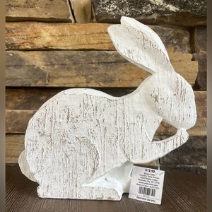 Farmhouse Easter Bunny 9” Home Decor